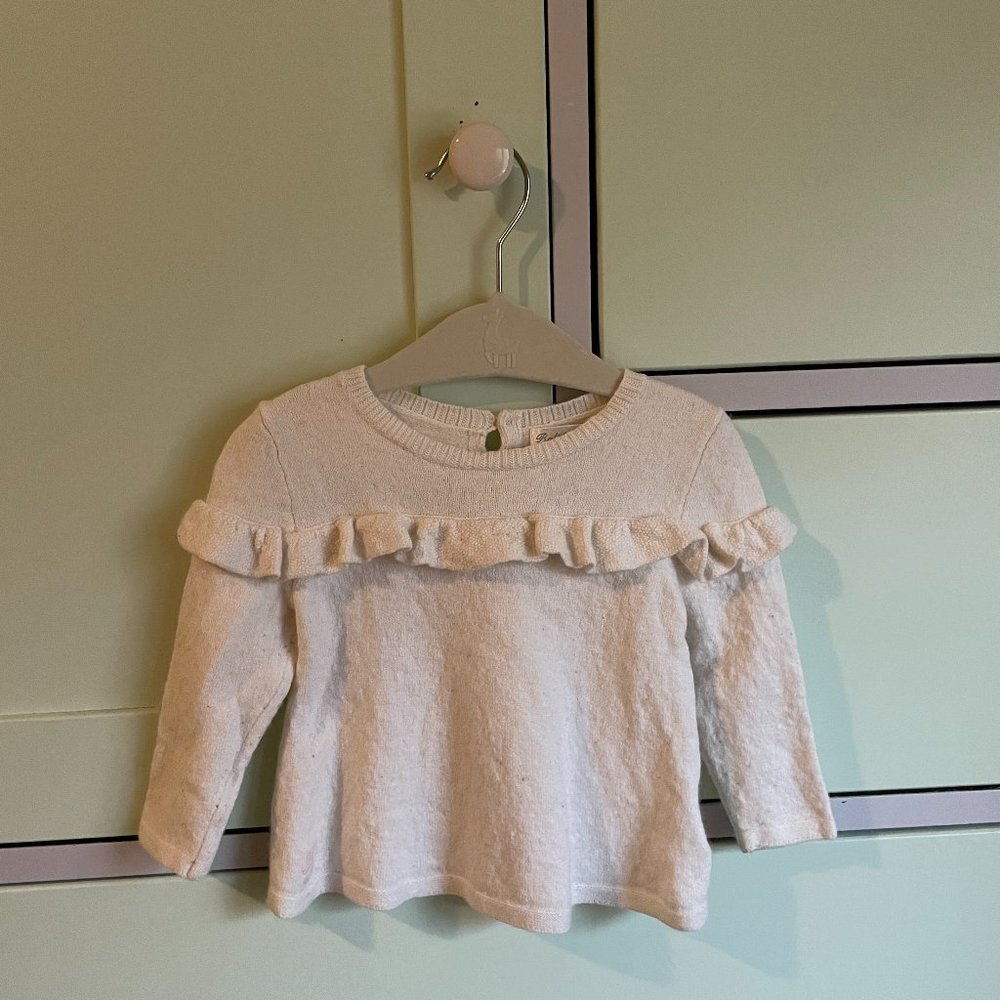 Ralph Lauren Girl Sweater; White; 18 month